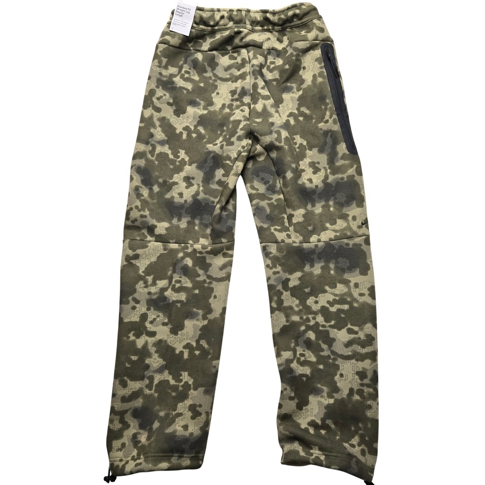 Nike Tech Fleece Mens Small Camo Sweatpants‎ Olive Green Digital Camo II1324-276 - Picture 2 of 15